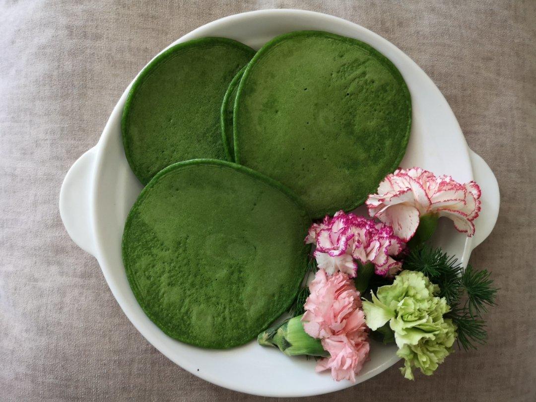 菠菜煎饼 蔬菜饼 卷饼
