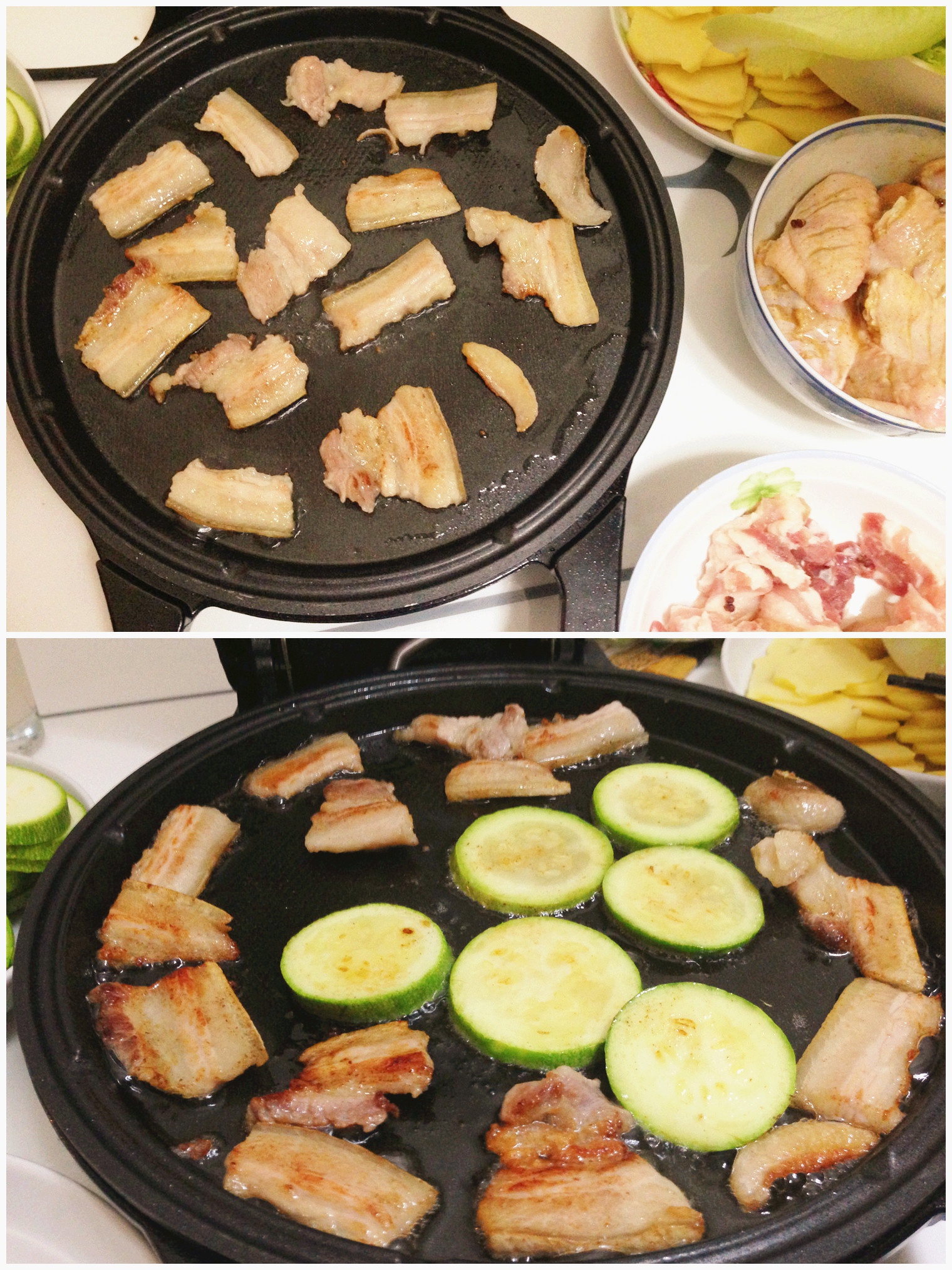 电饼铛 韩式烤五花肉