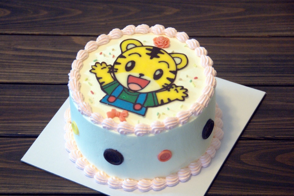 raekong歪歪做的转印法制作超萌的巧虎蛋糕