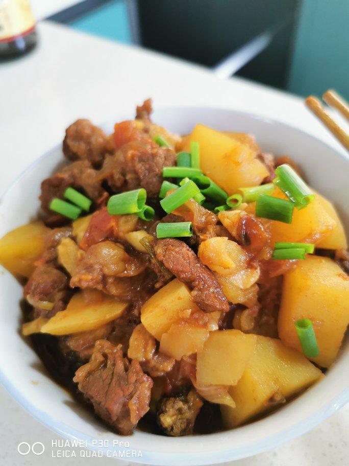 番茄土豆炖牛腩