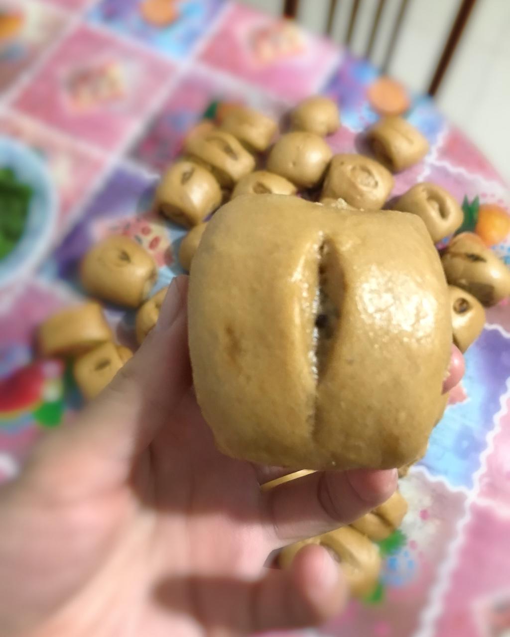 奶香红糖馒头
