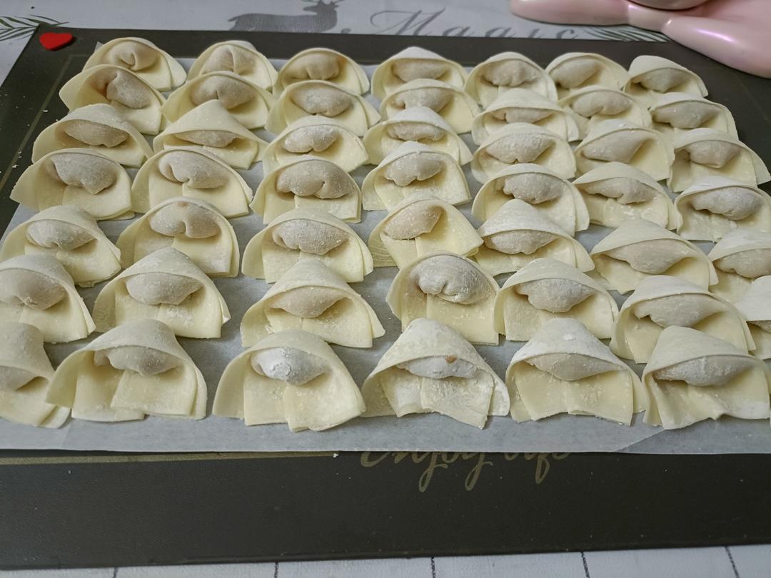 肉不柴的馄饨馅