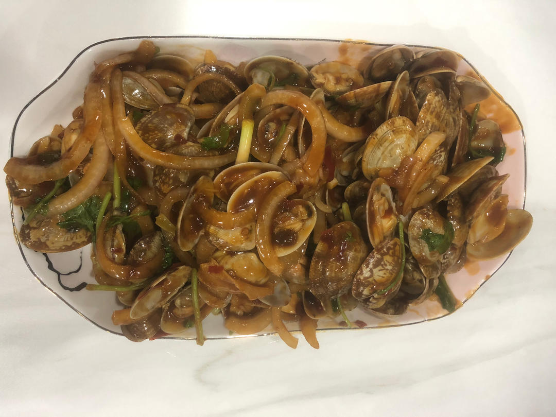 🔥秒杀街边大排档‼️爆炒香辣花甲〰️巨好吃