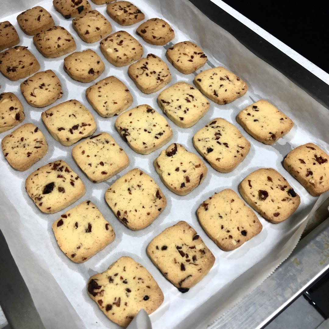 低糖少油版蔓越莓饼干