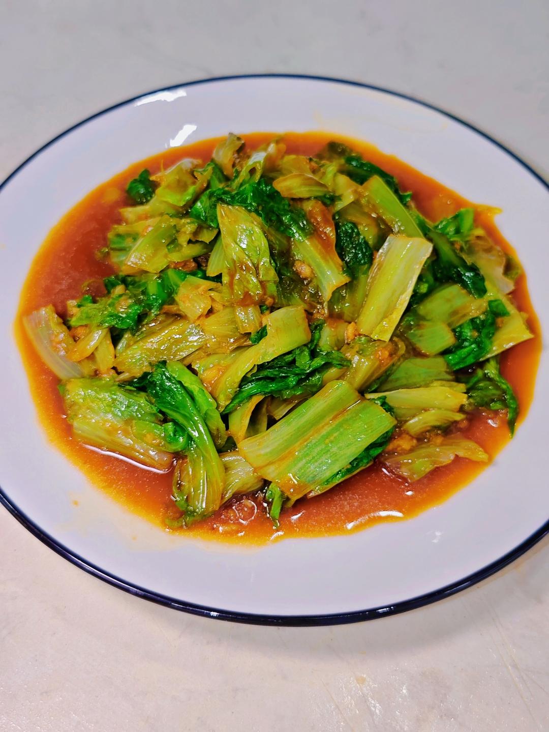 蒜蓉油麦菜（蚝油）