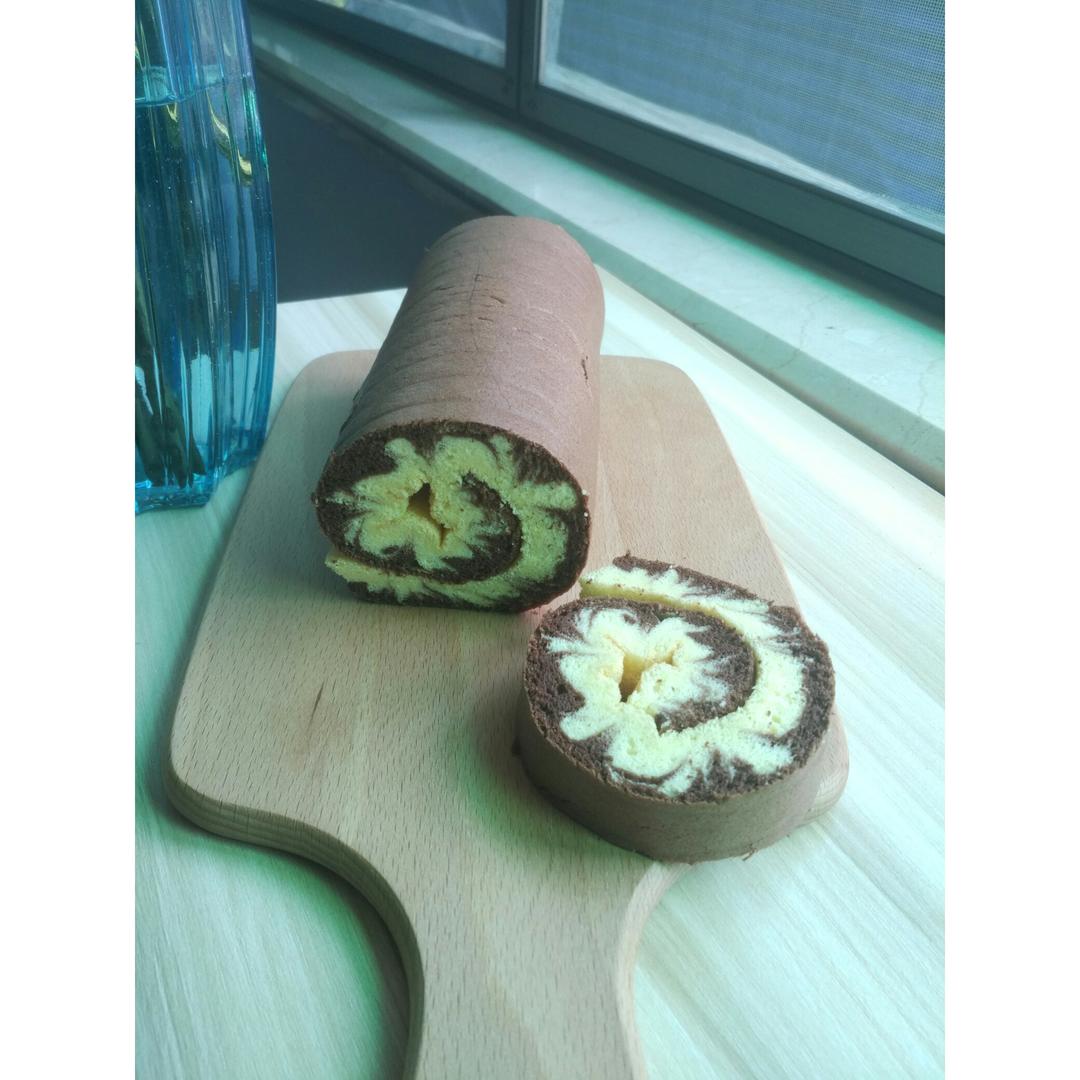 可可旋风蛋糕卷（视频）