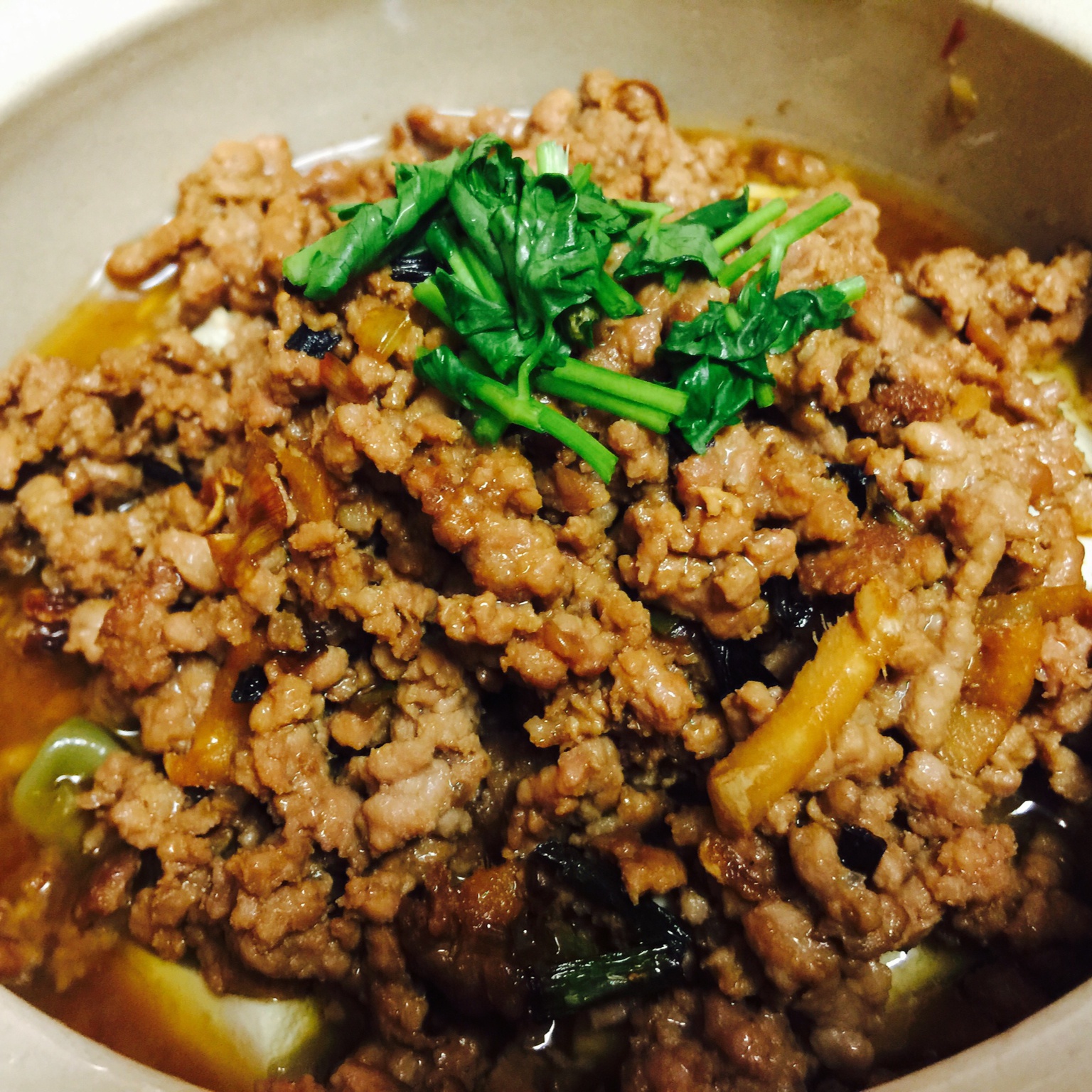 肉末蒸豆腐
