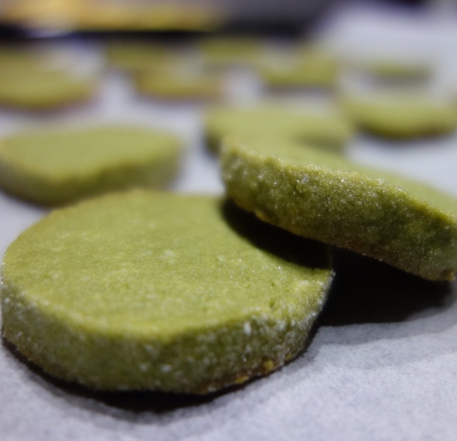 微苦抹茶沙布列酥饼