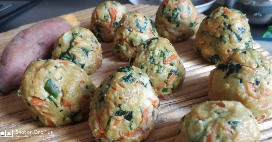 堂妈小厨——玉米菜窝头