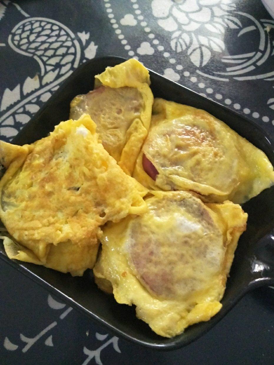 厚切火腿煎蛋片