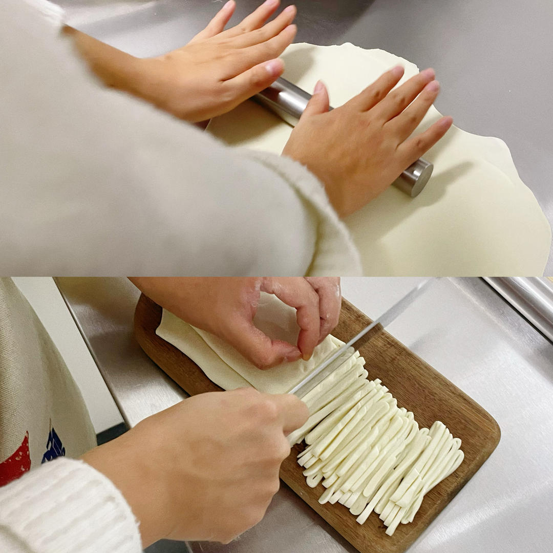 【小高姐】手擀肉臊面  手工做出口感劲道的擀面条