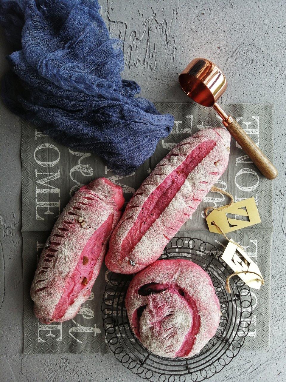 火龙果乳酪软欧