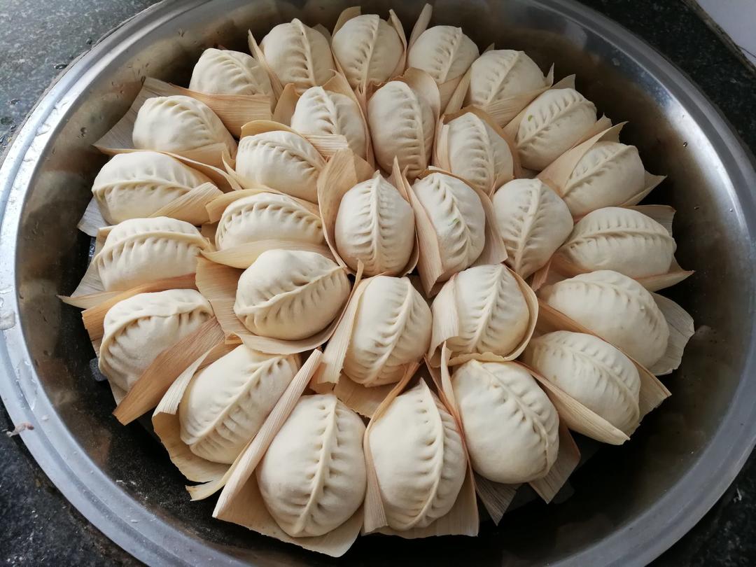 小妺天天做的胶东大包子柳叶麦穗版