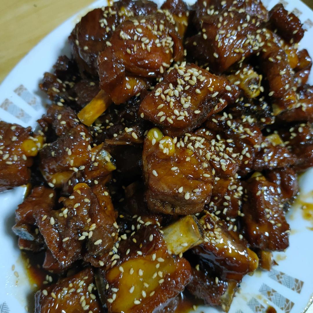 糖醋排骨/糖醋小排（不放油）（12345口诀做出正宗上海本帮）