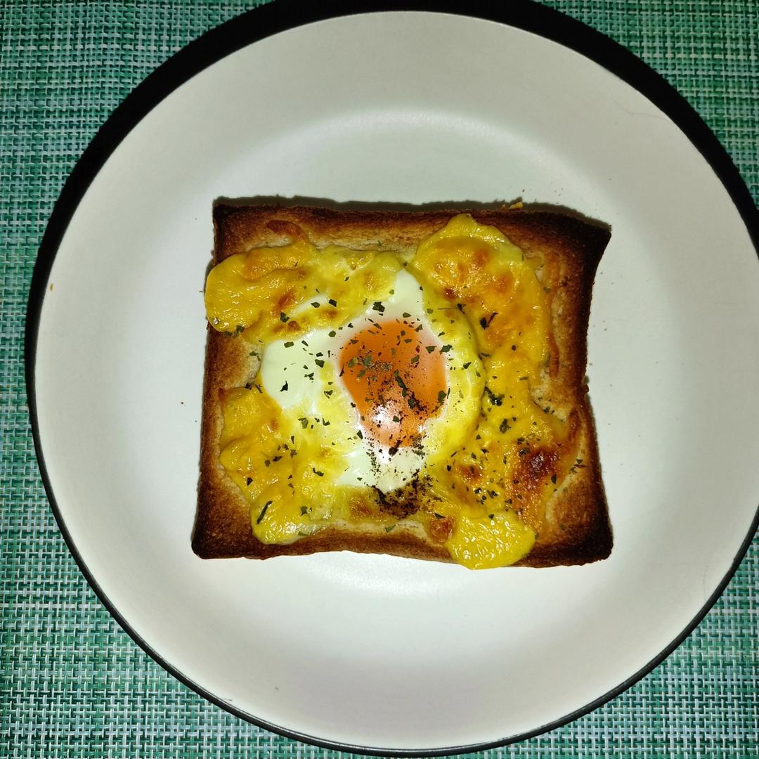 🍞🍳马苏里拉芝士蛋烤土司（完美周末早午餐2）