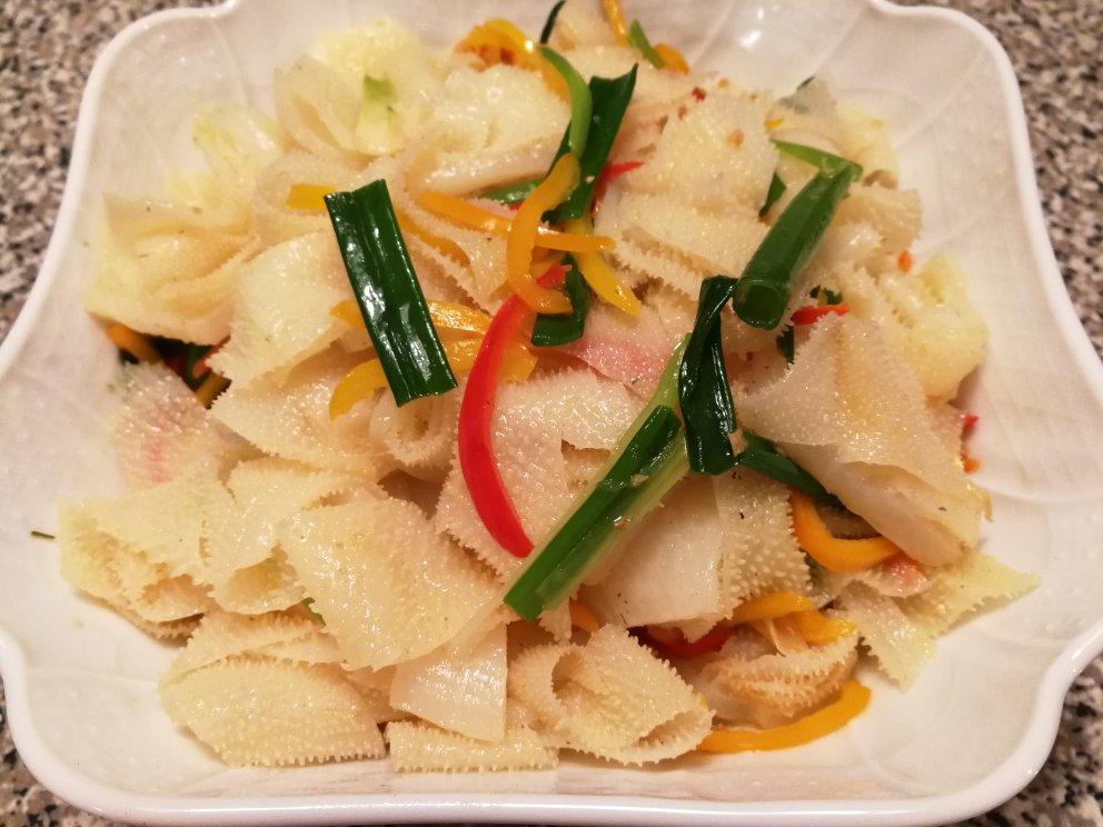 万般随缘做的姜葱牛百叶