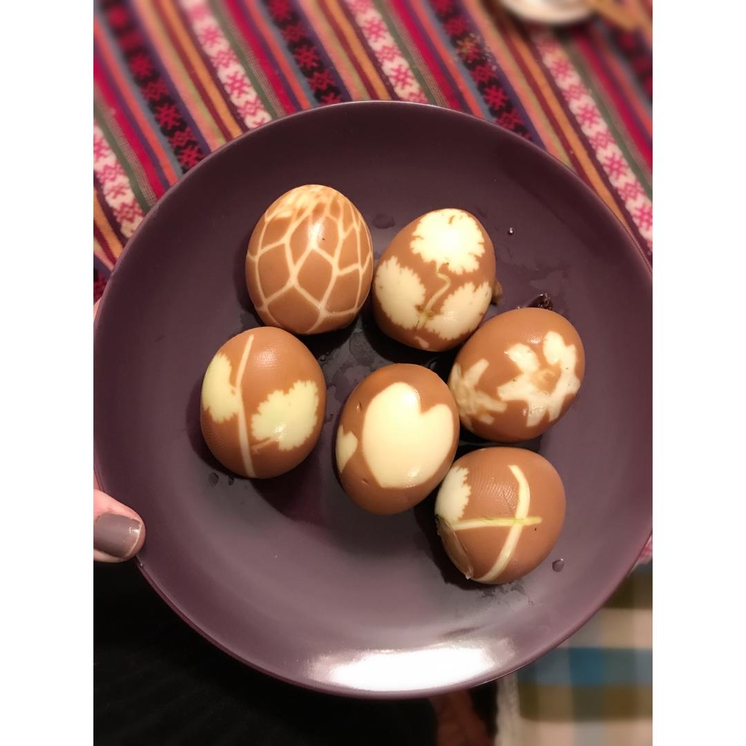 pari_7x0y做的花纹茶叶蛋