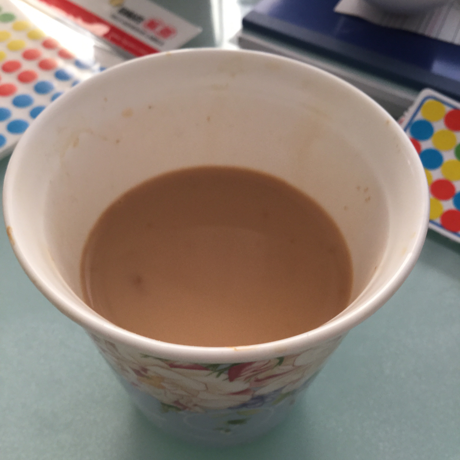 浓浓的锅煮奶茶