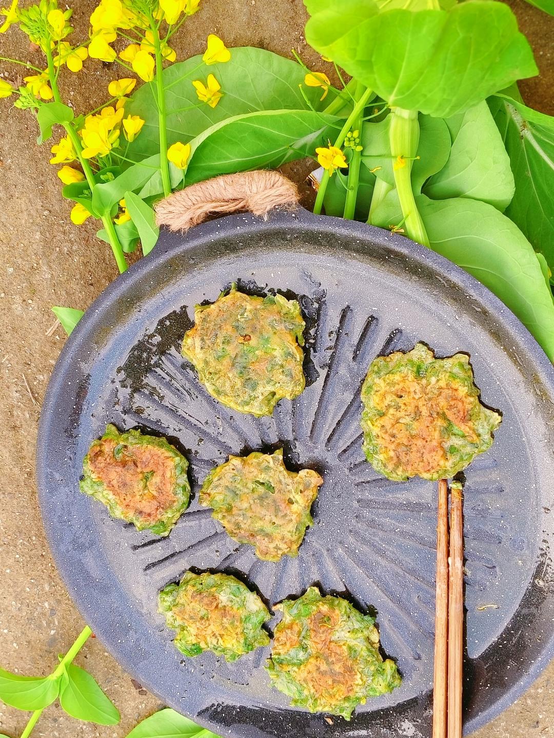 油菜花饼