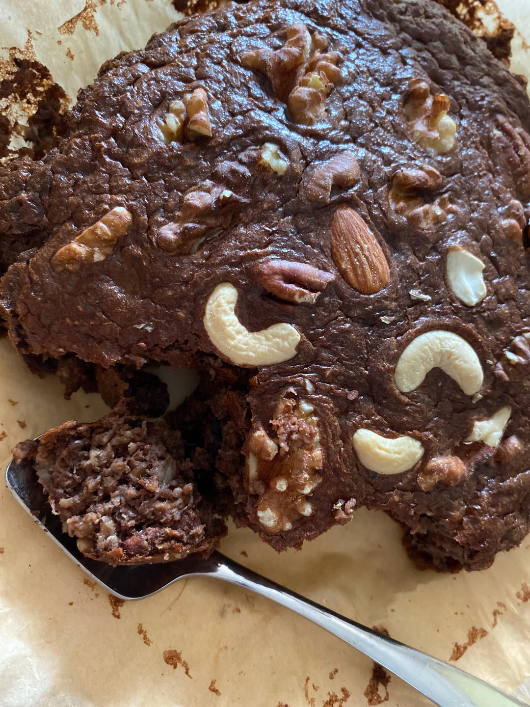 可可燕麦黑巧香蕉蛋糕🍰