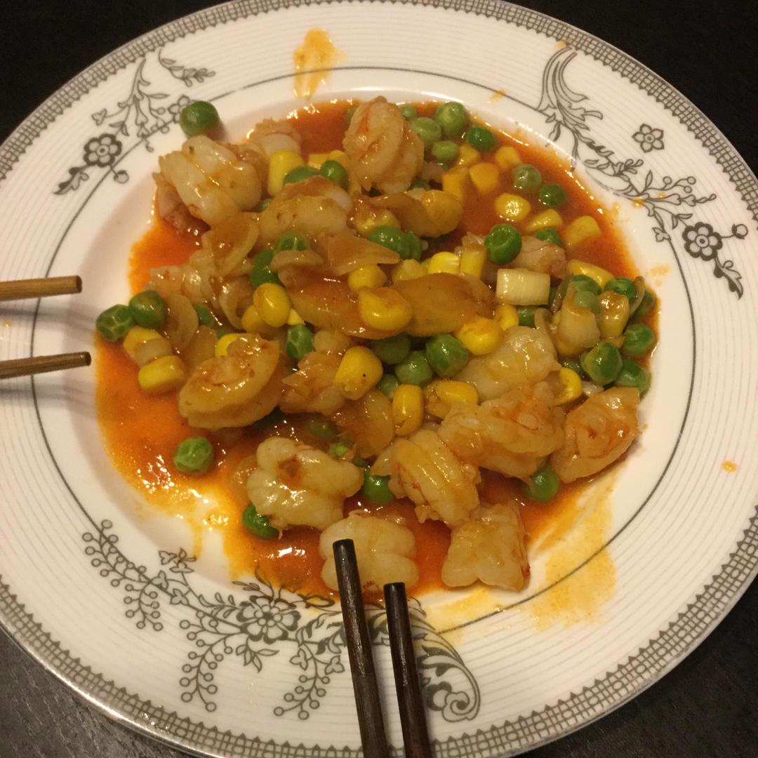 番茄虾仁
