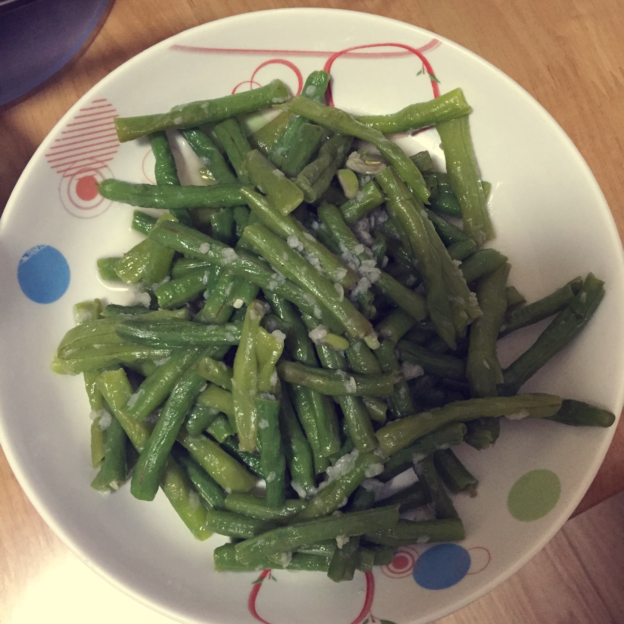 蒜炒豇豆（长豆角）