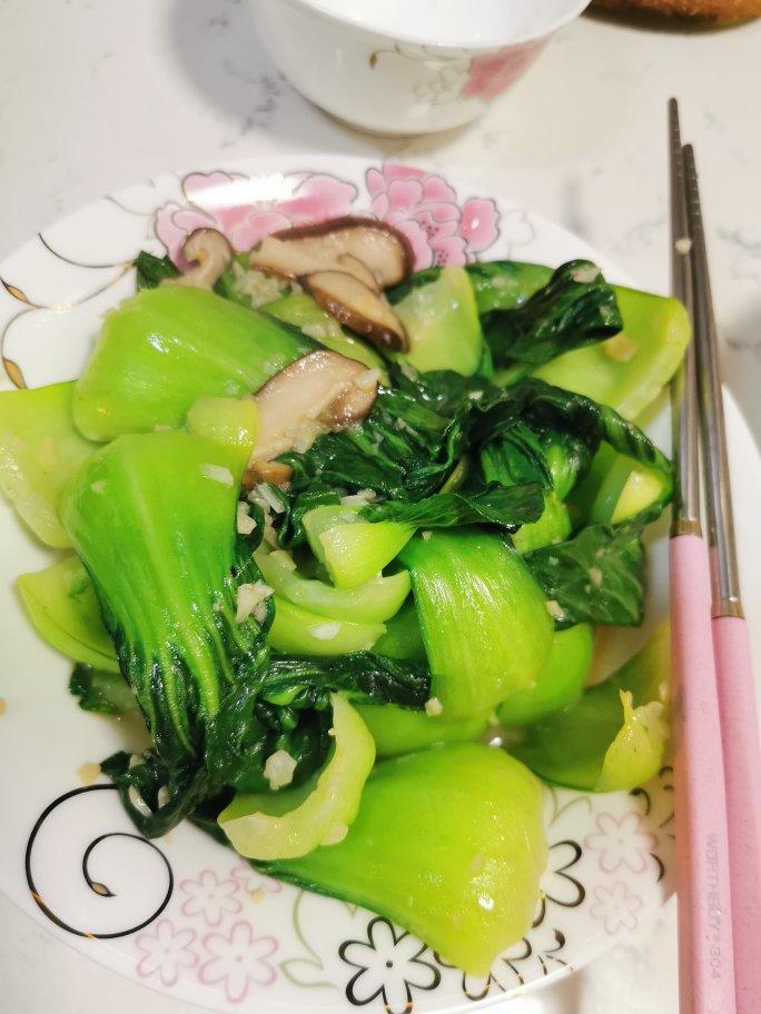 蚝油香菇上海青