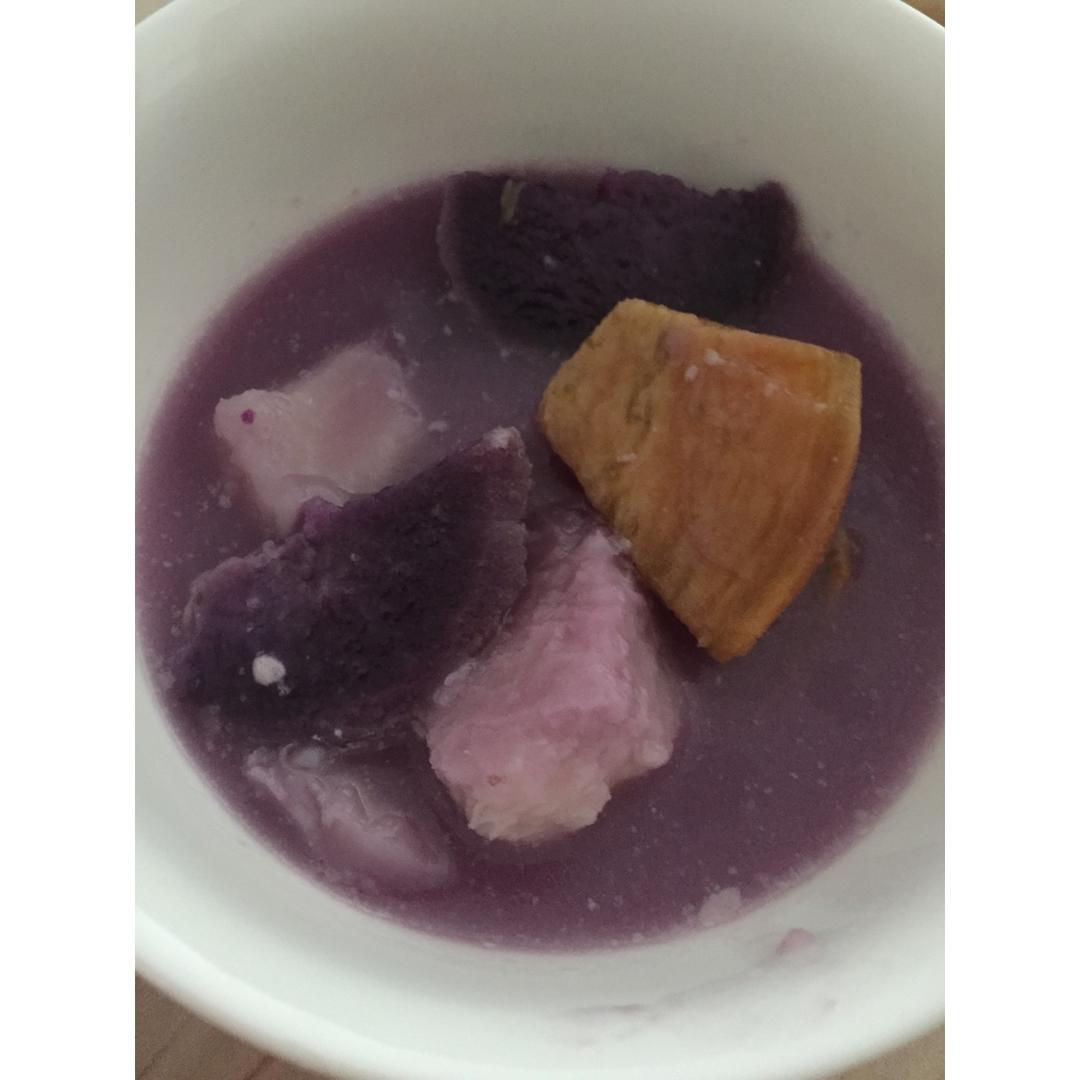 椰汁香芋红薯糖