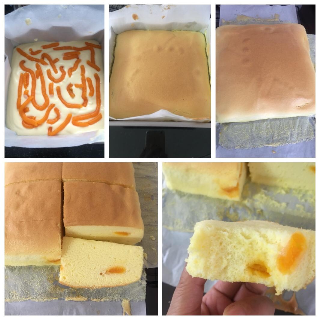 咸蛋黄古早蛋糕