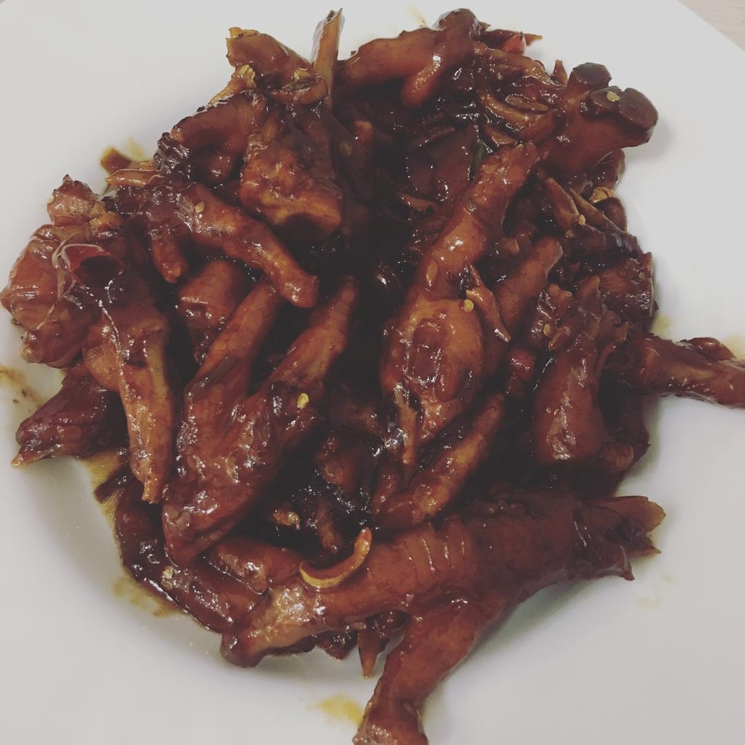 香辣烧鸡爪