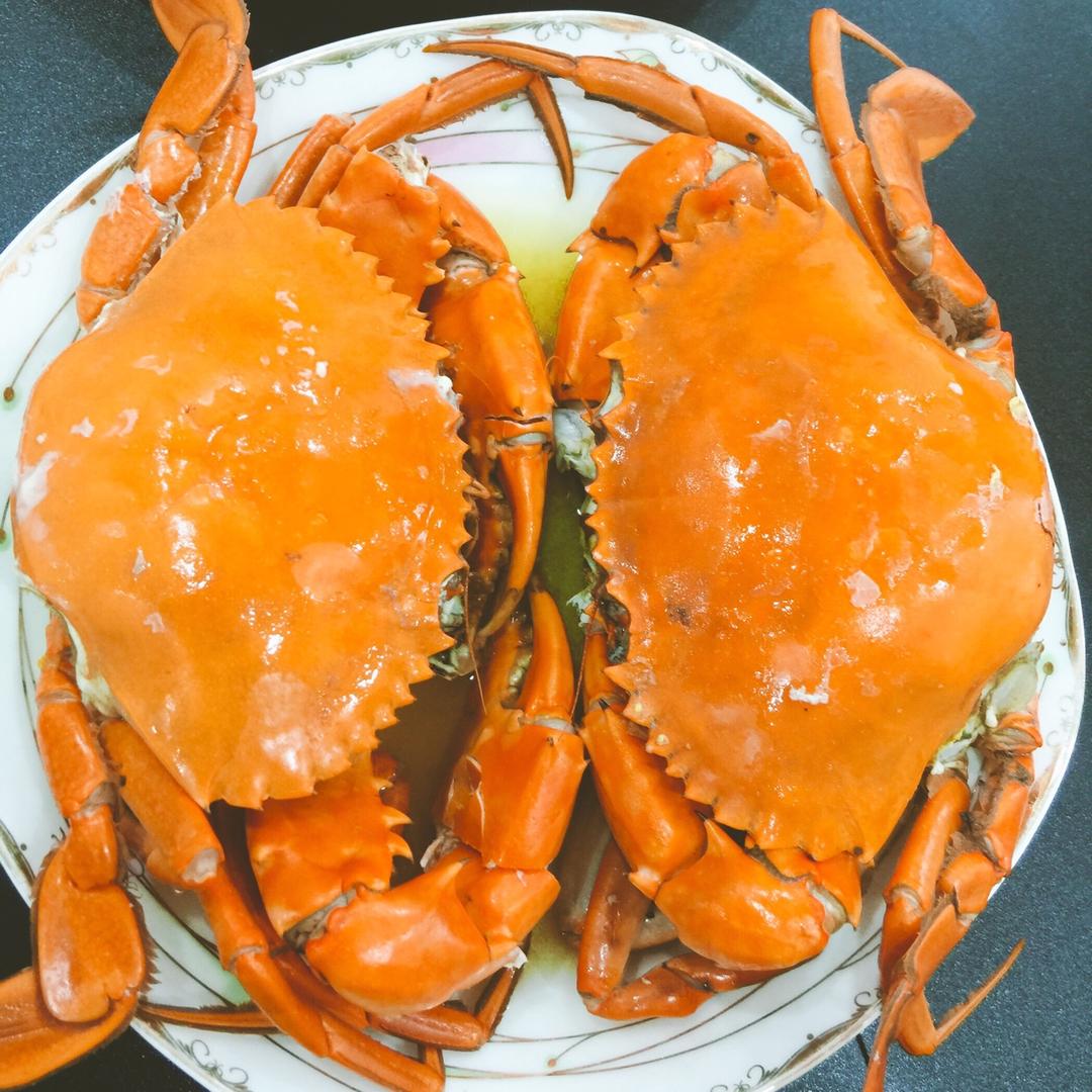 陌汐-做的蒸青蟹
