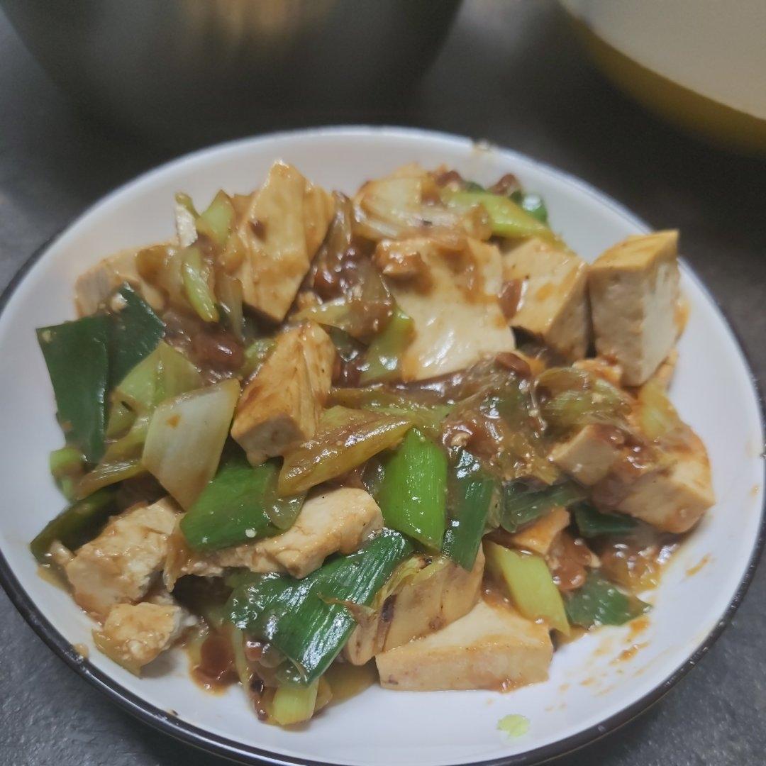 大葱烧豆腐