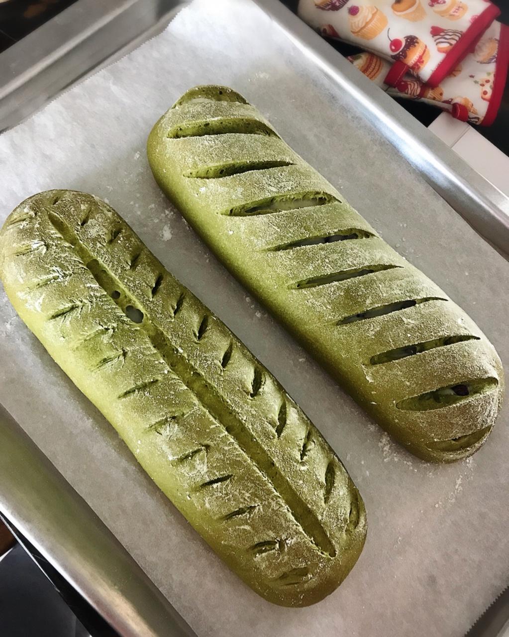 麻薯夹心抹茶软欧