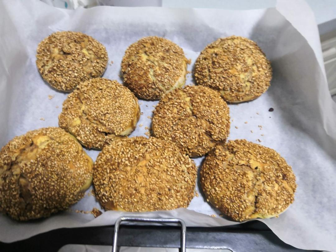 老北京五香麻酱烧饼