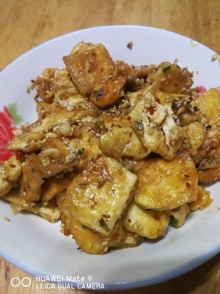 完胜路边摊：香煎孜然豆腐