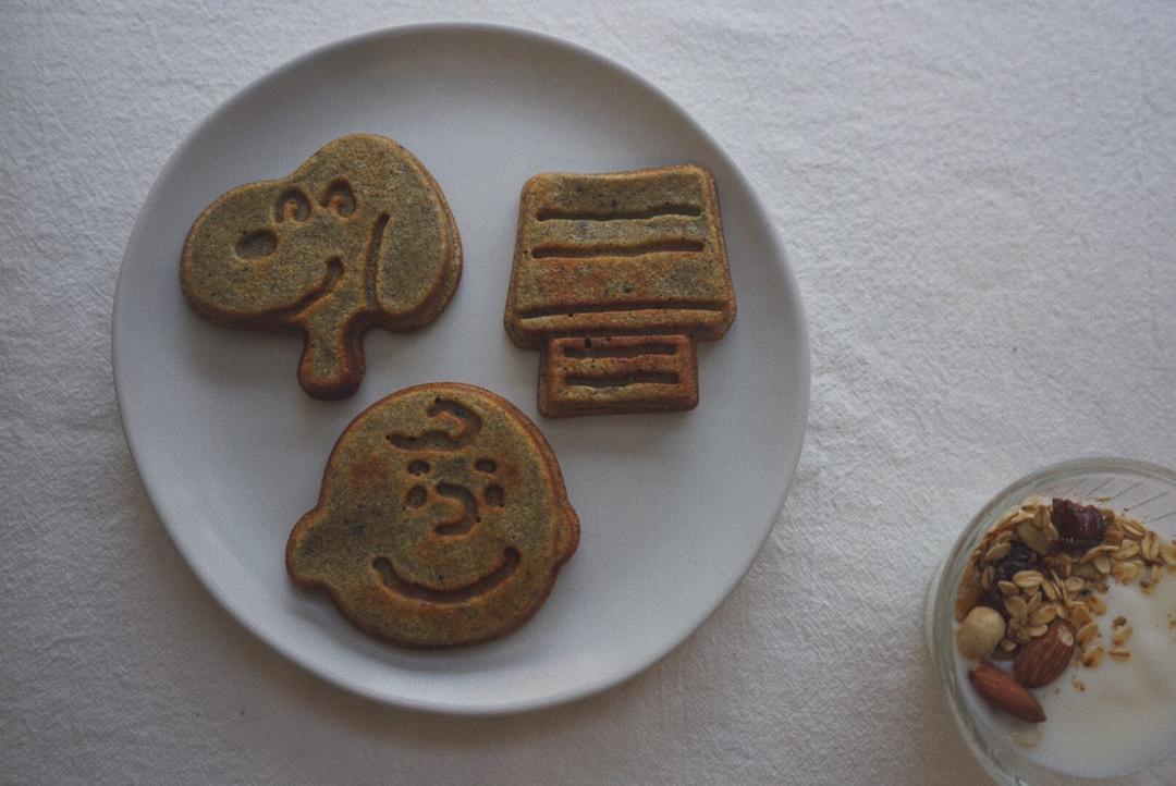 可可糯米华夫饼
