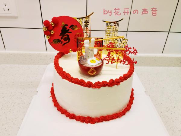 中国风祝寿蛋糕