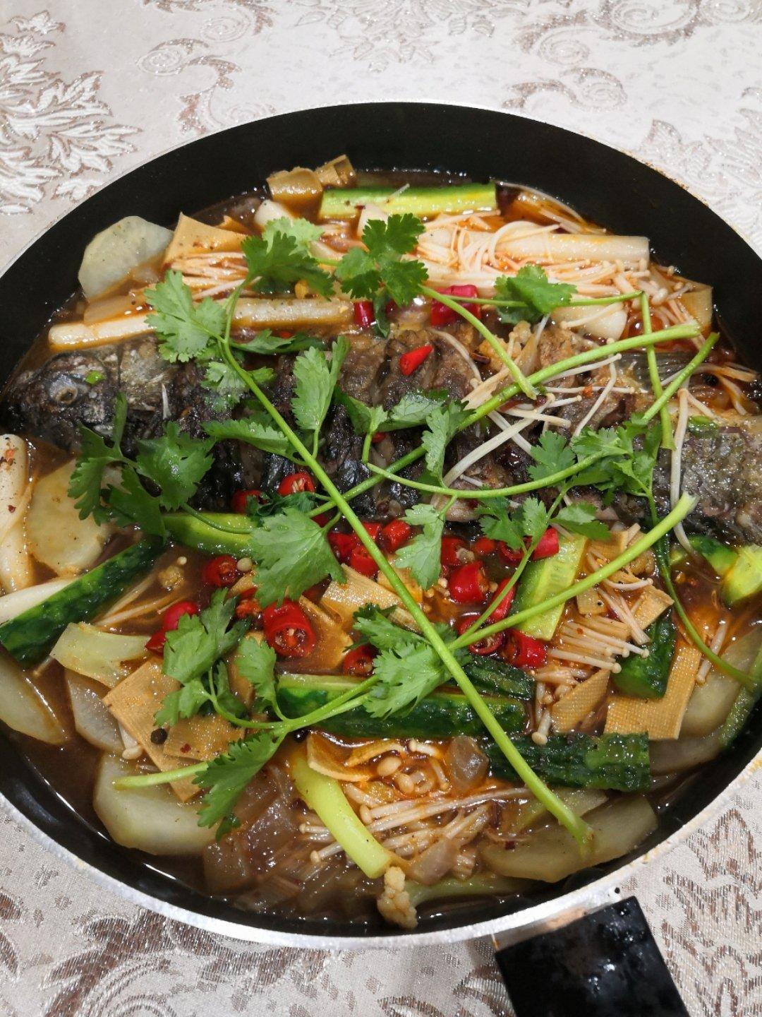 平底锅烤鱼（麻辣）