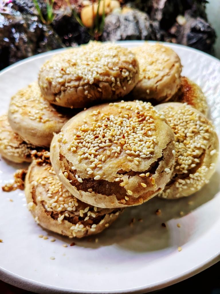 老北京麻酱烧饼 酥香可口 层次分明 附细节视频详解