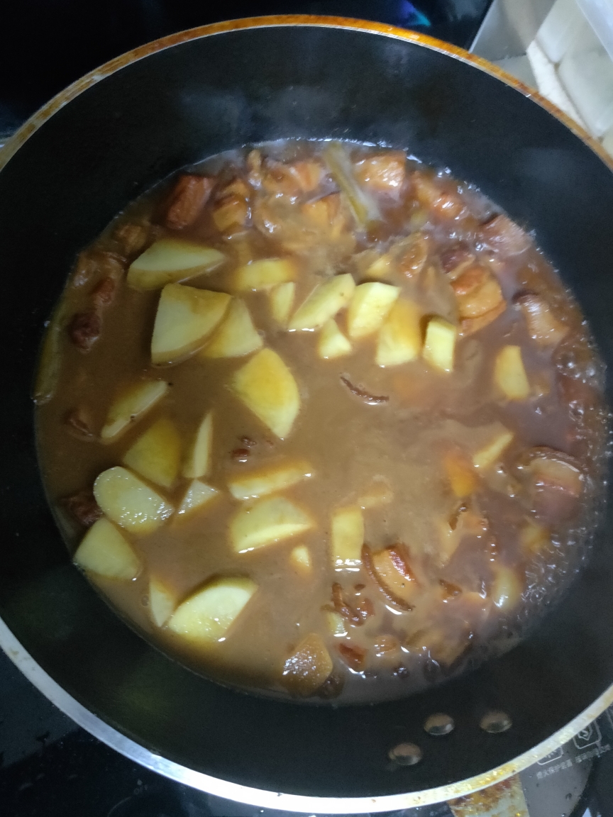红烧肉炖土豆（丝毫不腻）的做法 步骤7