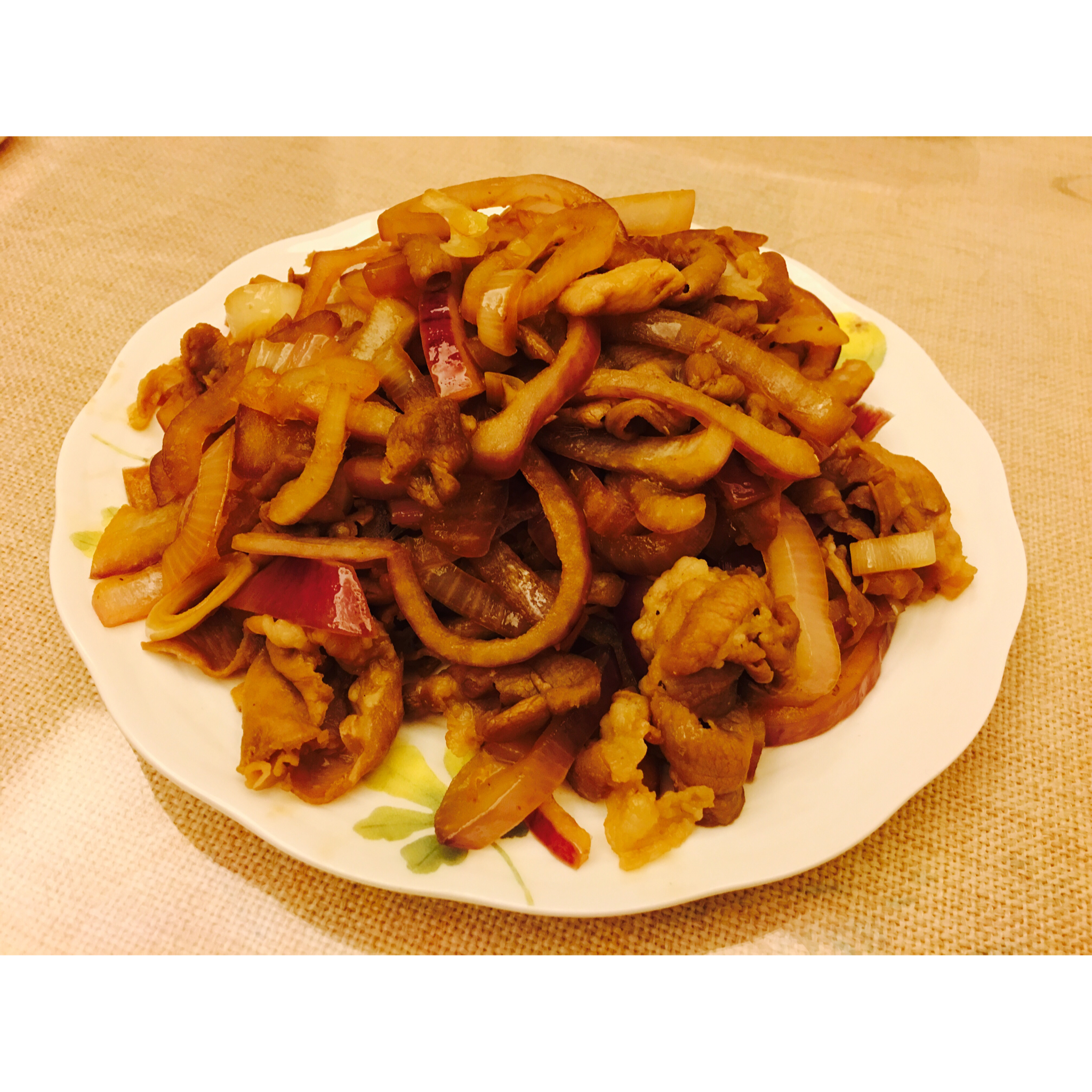 洋葱孜然羊肉片