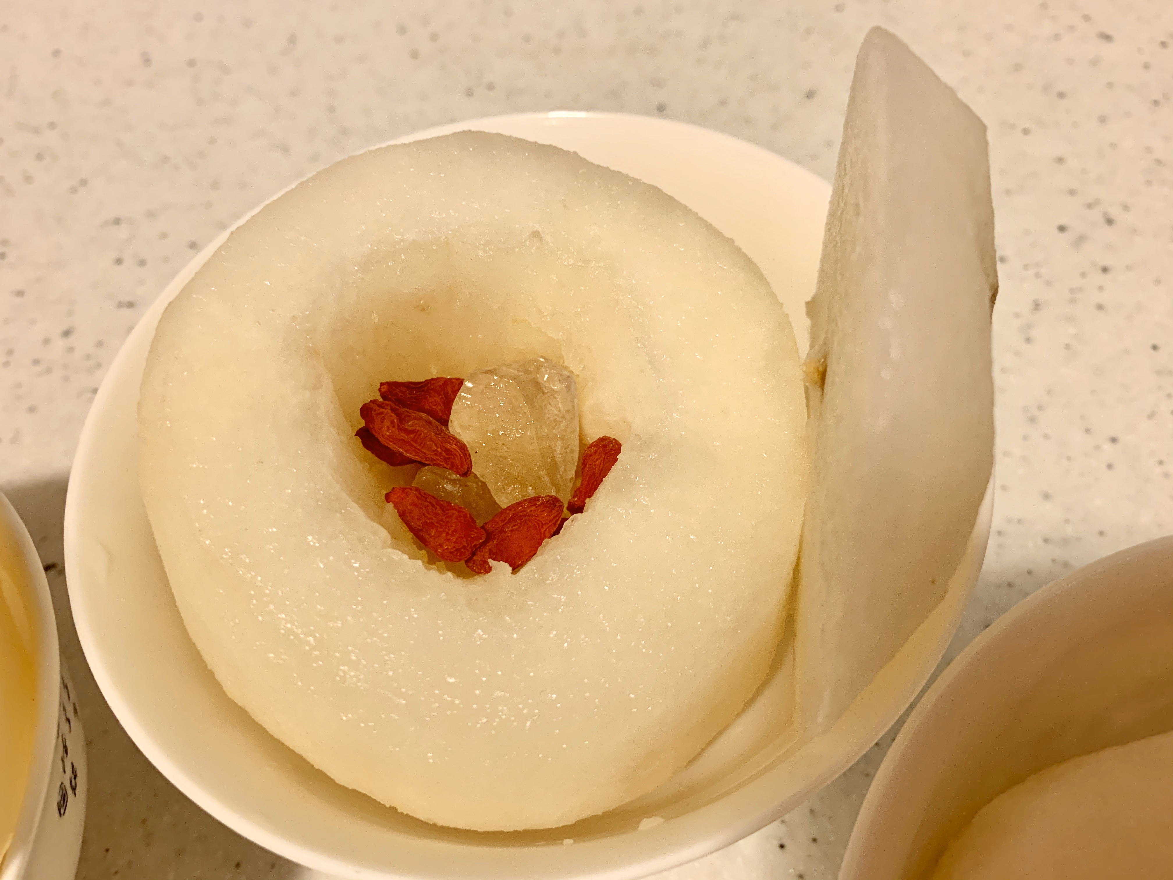 中秋佳节赏月～冰糖炖秋月梨的做法 步骤4