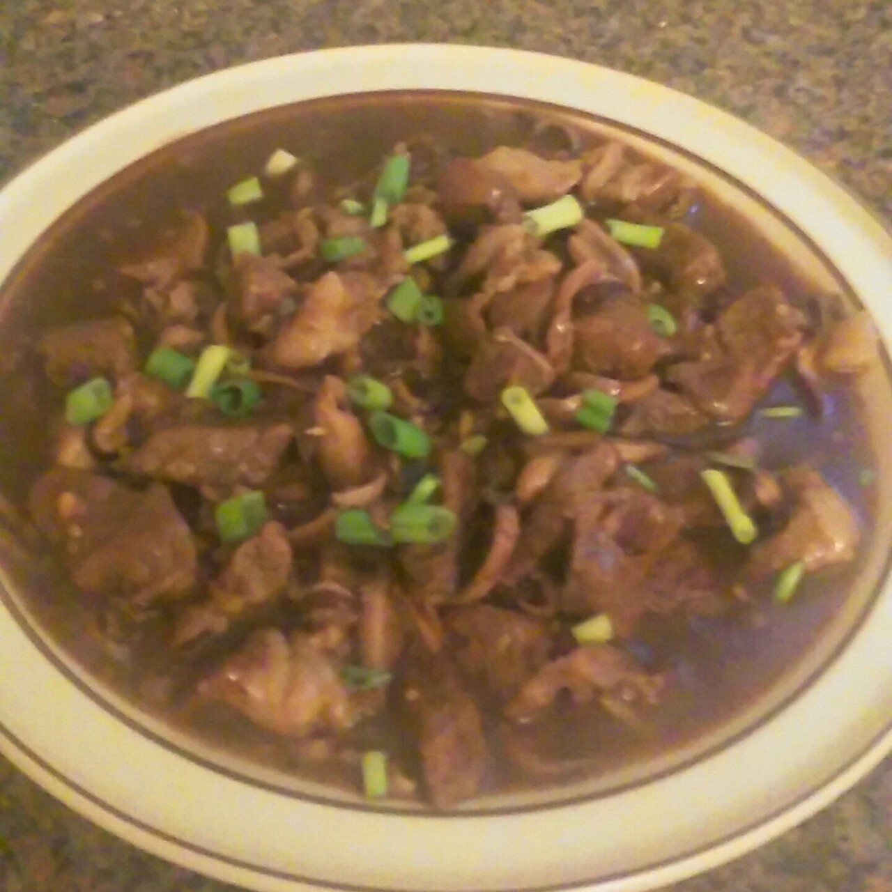 酱爆香菇牛肉