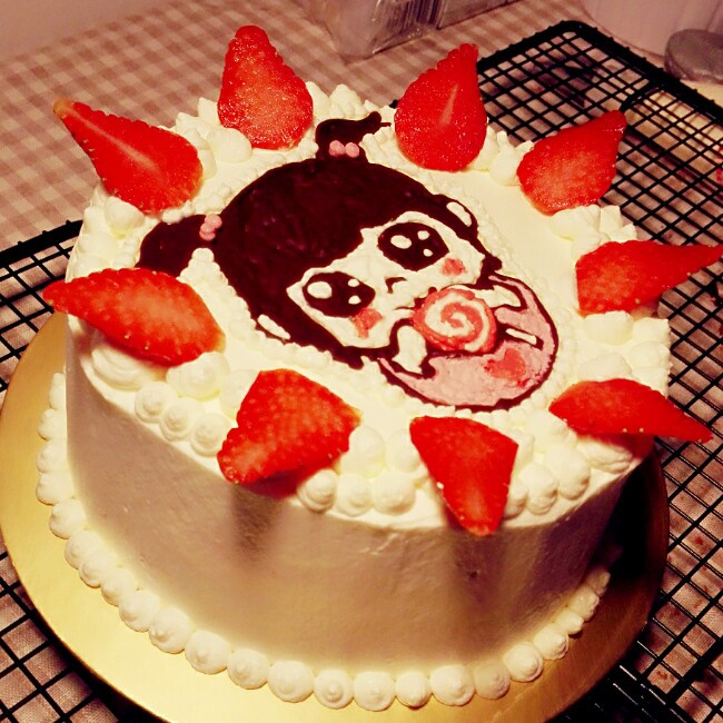 鲜奶油草莓蛋糕