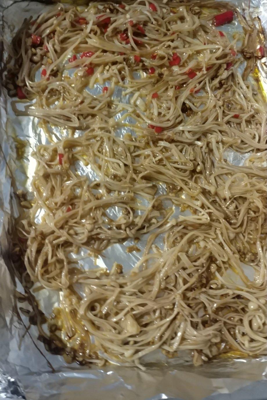 蒜蓉烤金针菇（烤箱版）