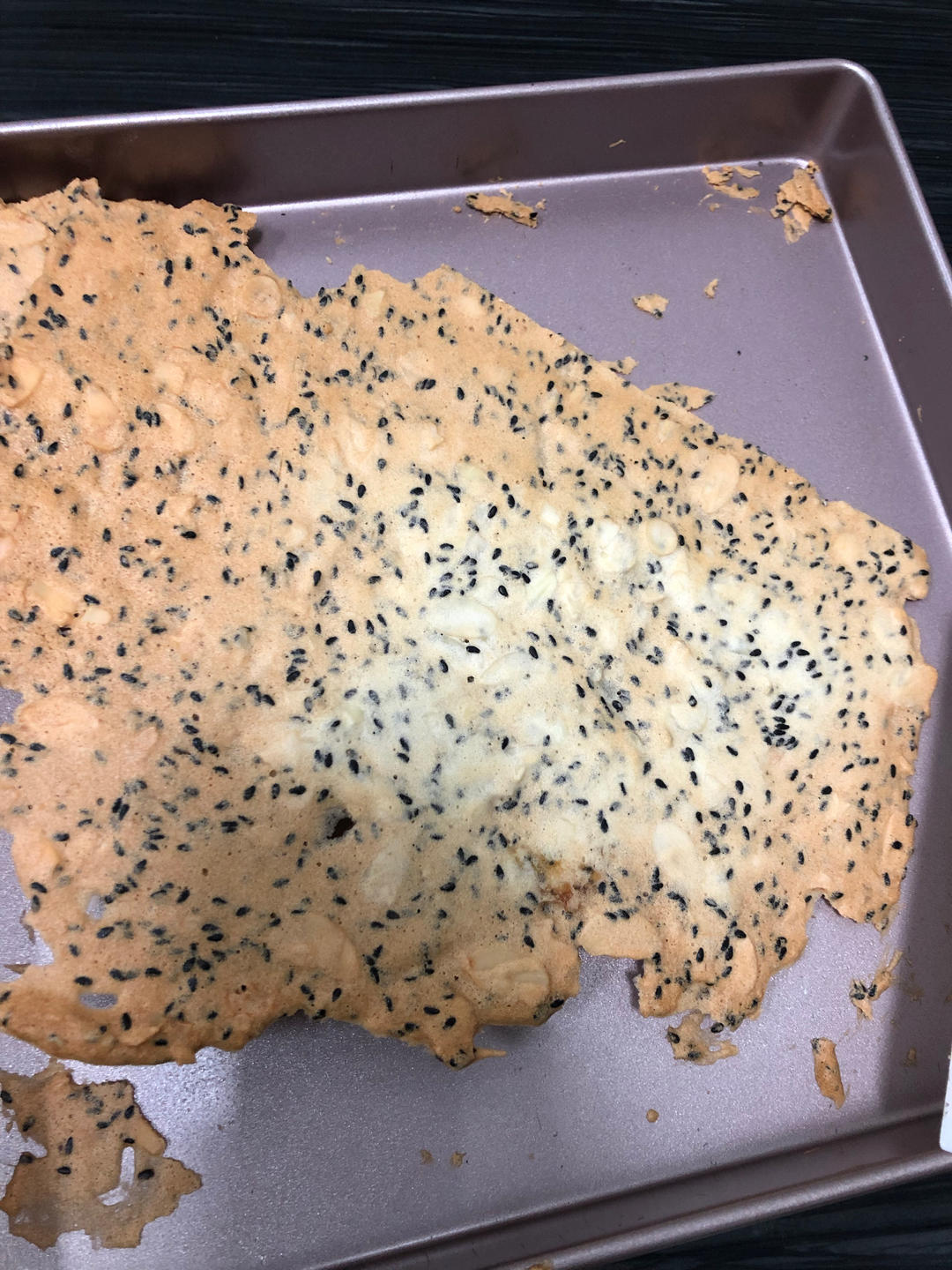 剩余蛋清好去处——杏仁薄饼