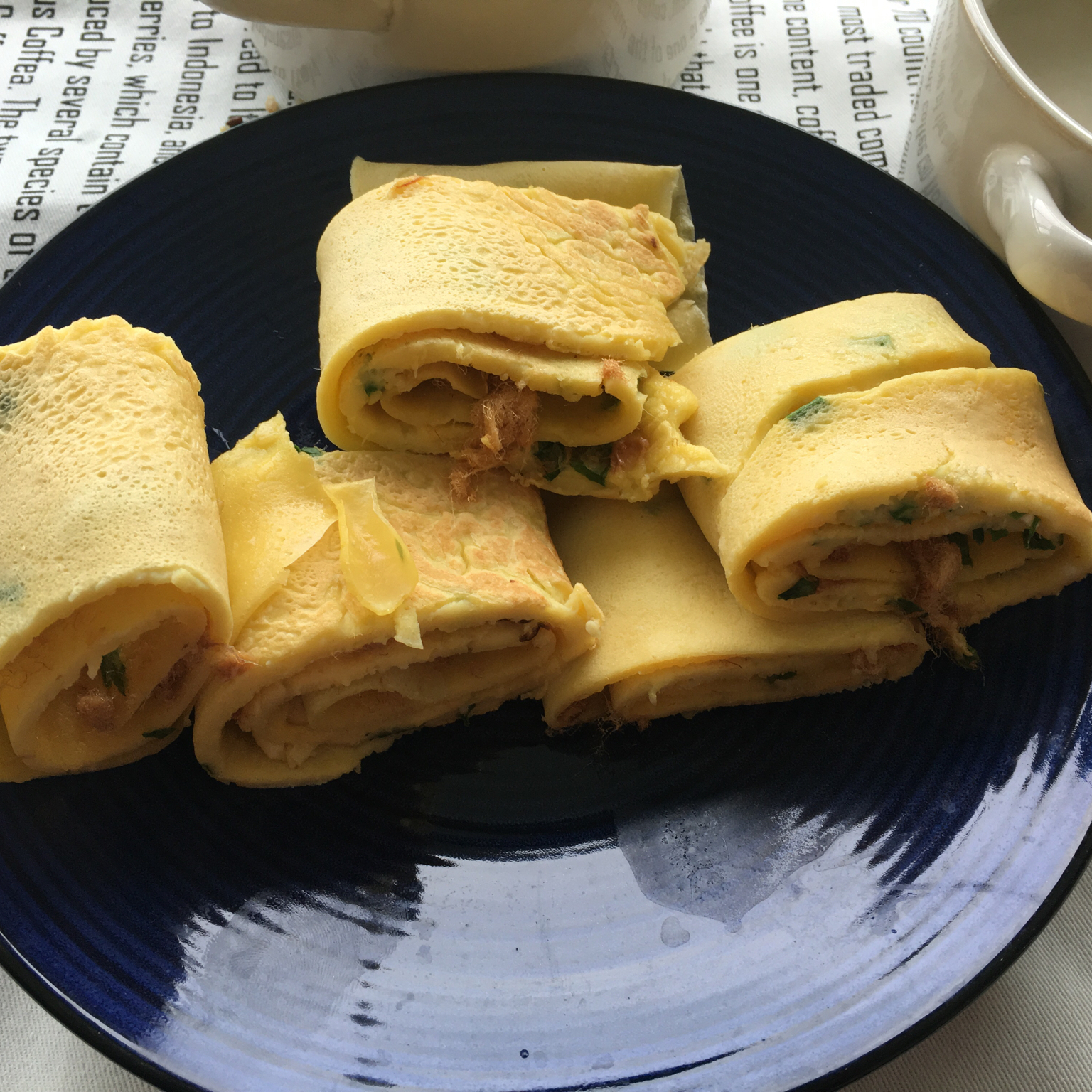 葱花鸡蛋饼
