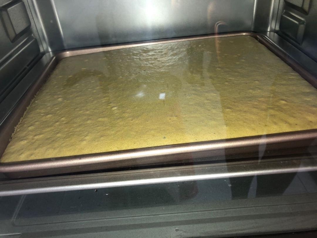 抹茶红豆蛋糕卷