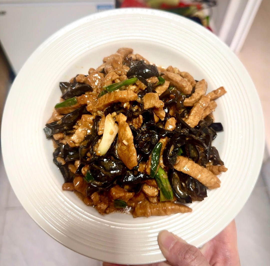 木耳炒肉丝