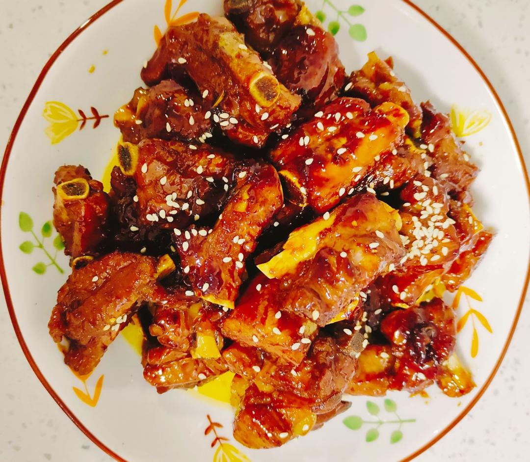 糖醋排骨/糖醋小排（不放油）（12345口诀做出正宗上海本帮）
